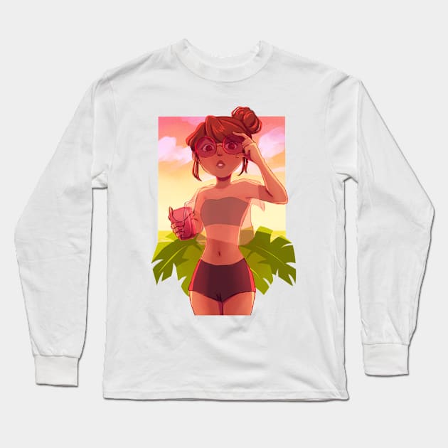 Summer Long Sleeve T-Shirt by Kihori